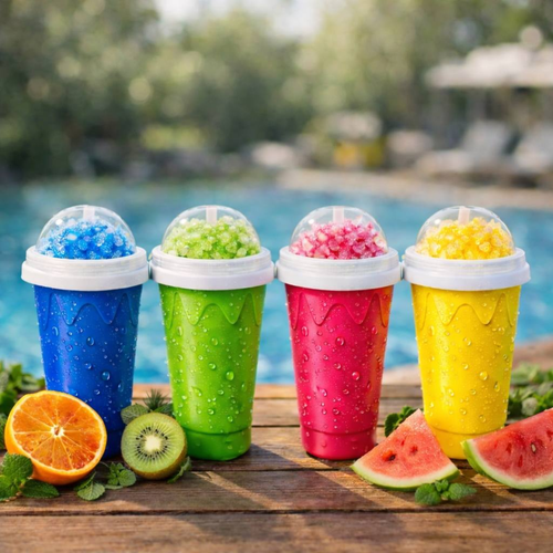 Slushie Maker Cup with Straw